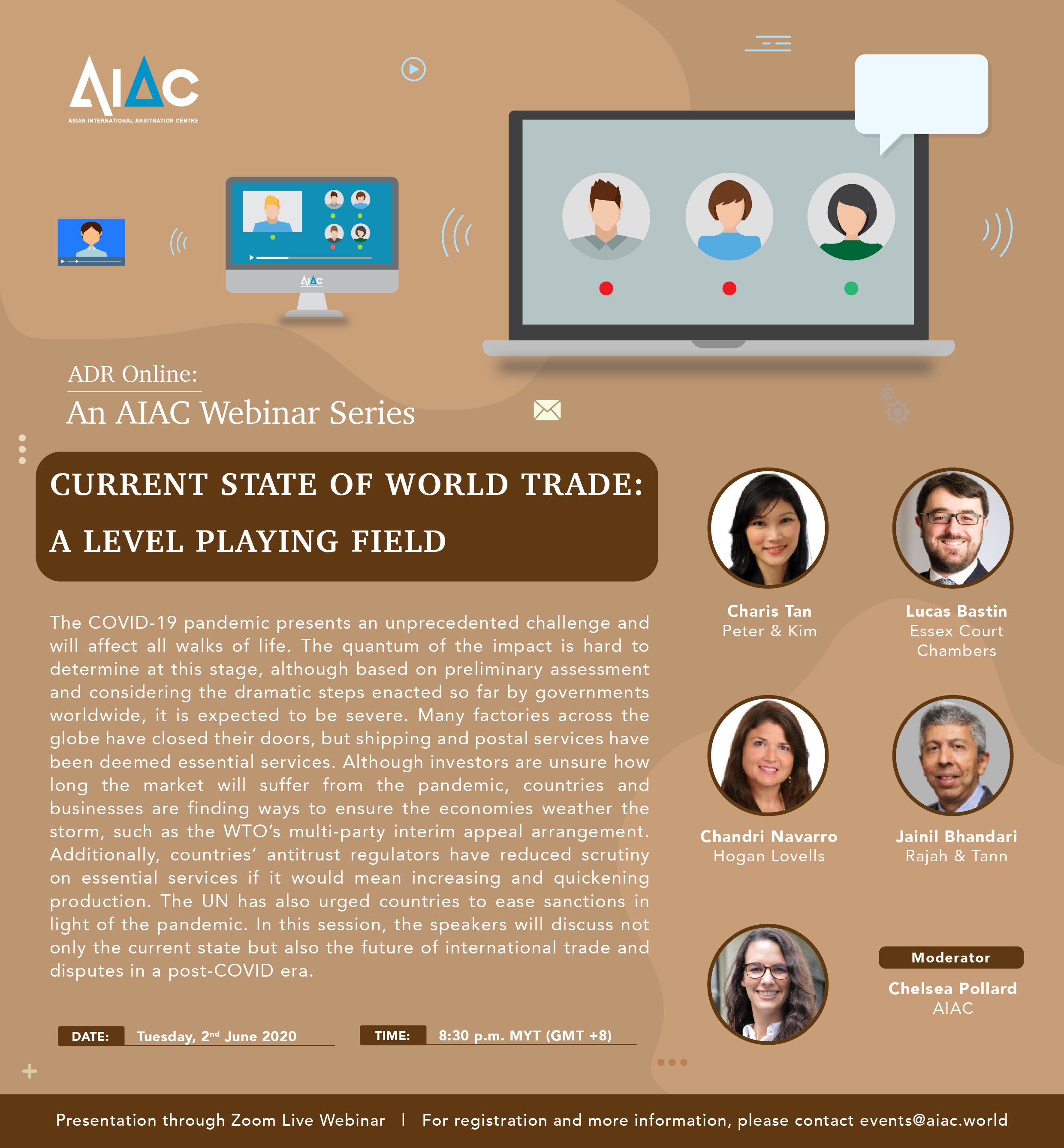 ADR Online - An AIAC Webinar Series - Current State of World Trade: A Level Playing Field